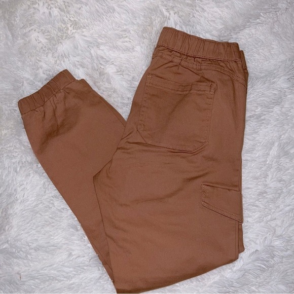 Sincerely Jules Medium Terracotta Cargo/Utility Joggers - Picture 1 of 9